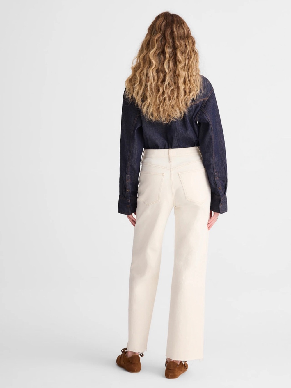 Madewell The Perfect Vintage Wide-Leg Crop Jean SIZE 26 NEW w/ Tag - Picture 4 of 10